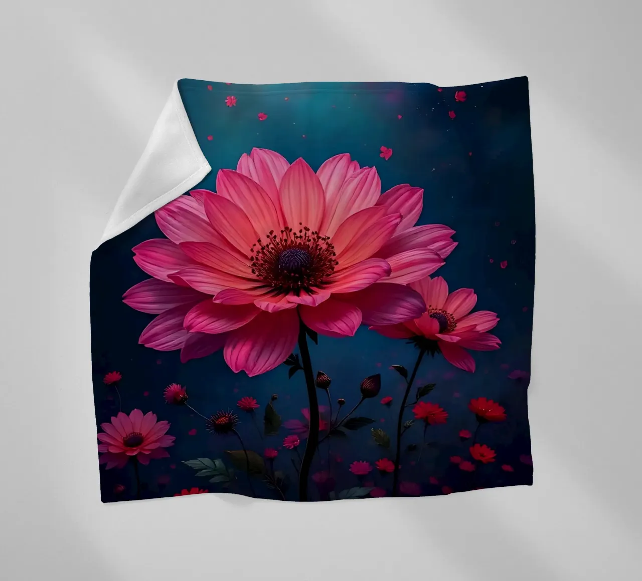 Blumen_11 coperta in pile da Pink- und LoveArt by LK