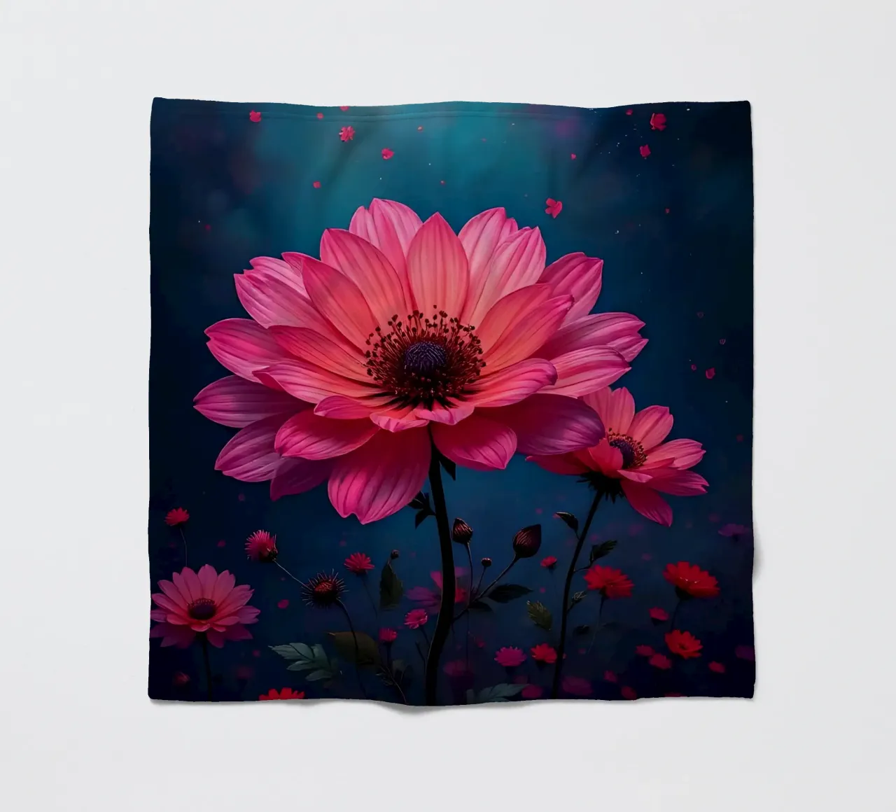 Blumen_11 coperta in pile da Pink- und LoveArt by LK