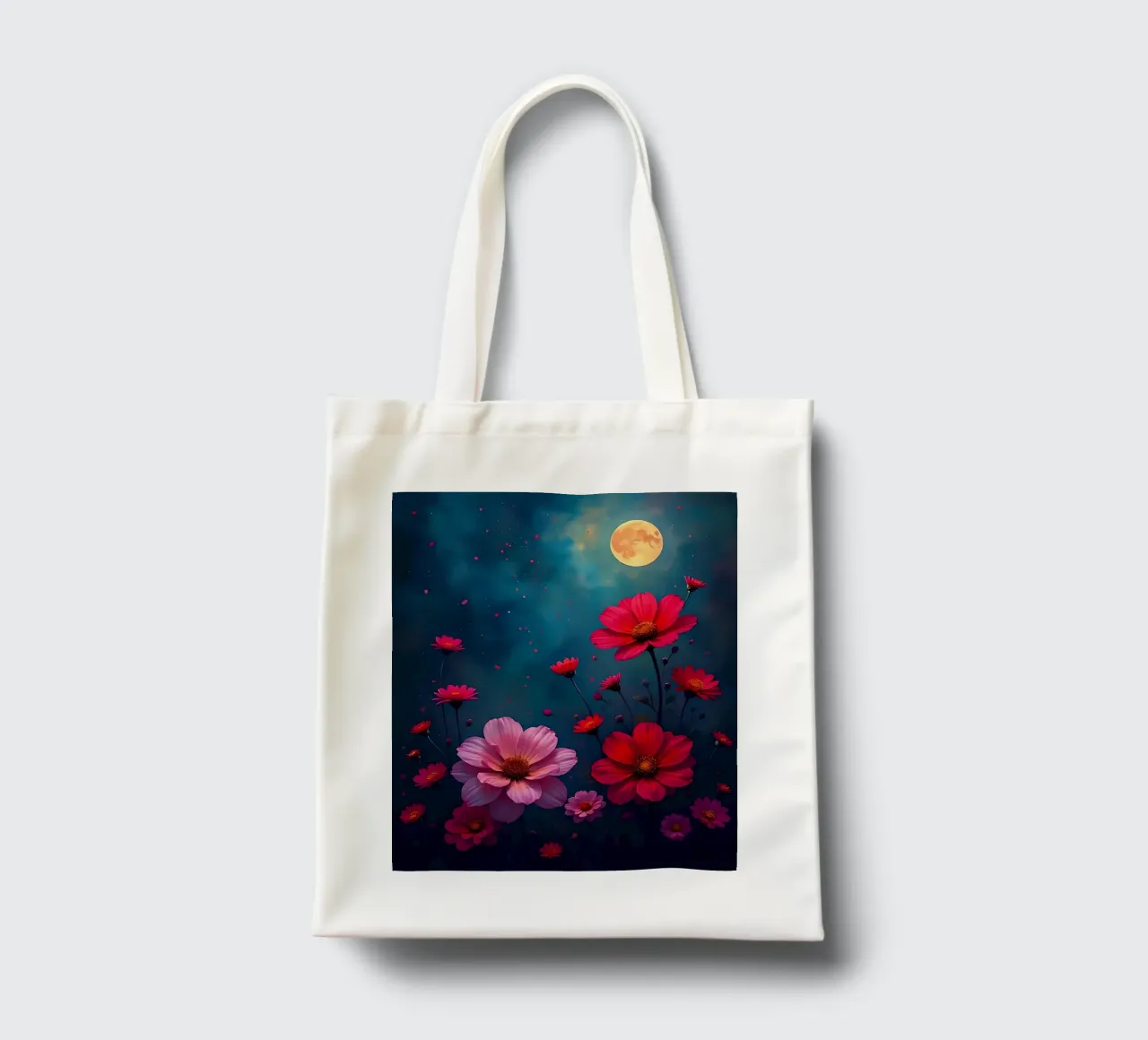 Blumen_12 borsa in juta da Pink- und LoveArt by LK