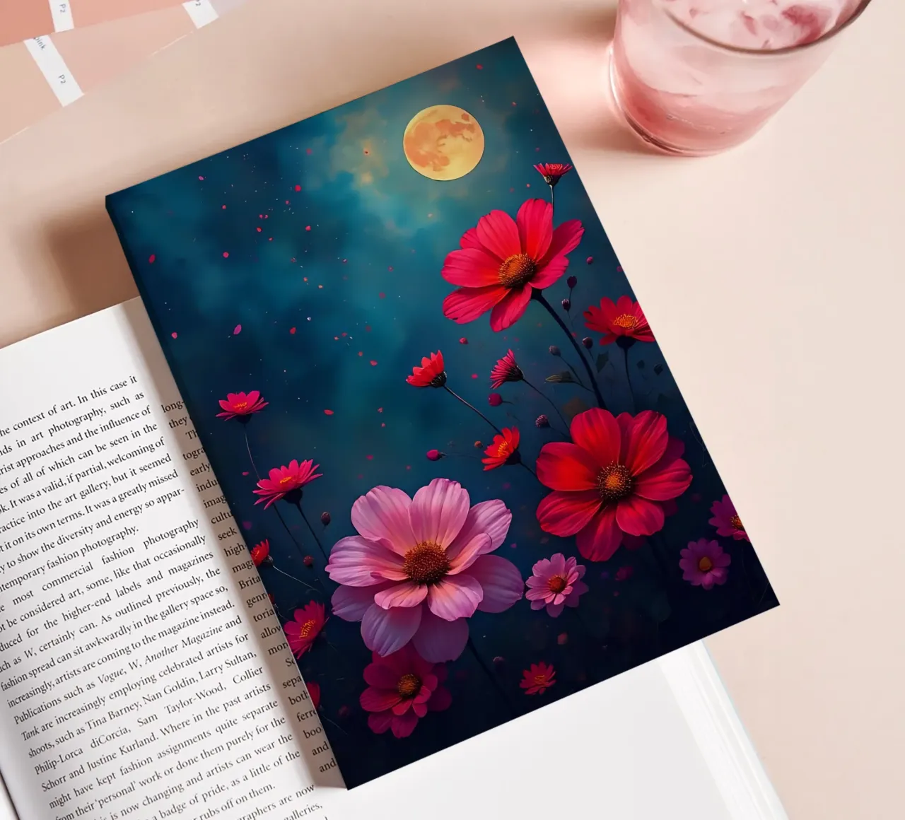 Blumen_12 carnet de notes de Pink- und LoveArt by LK