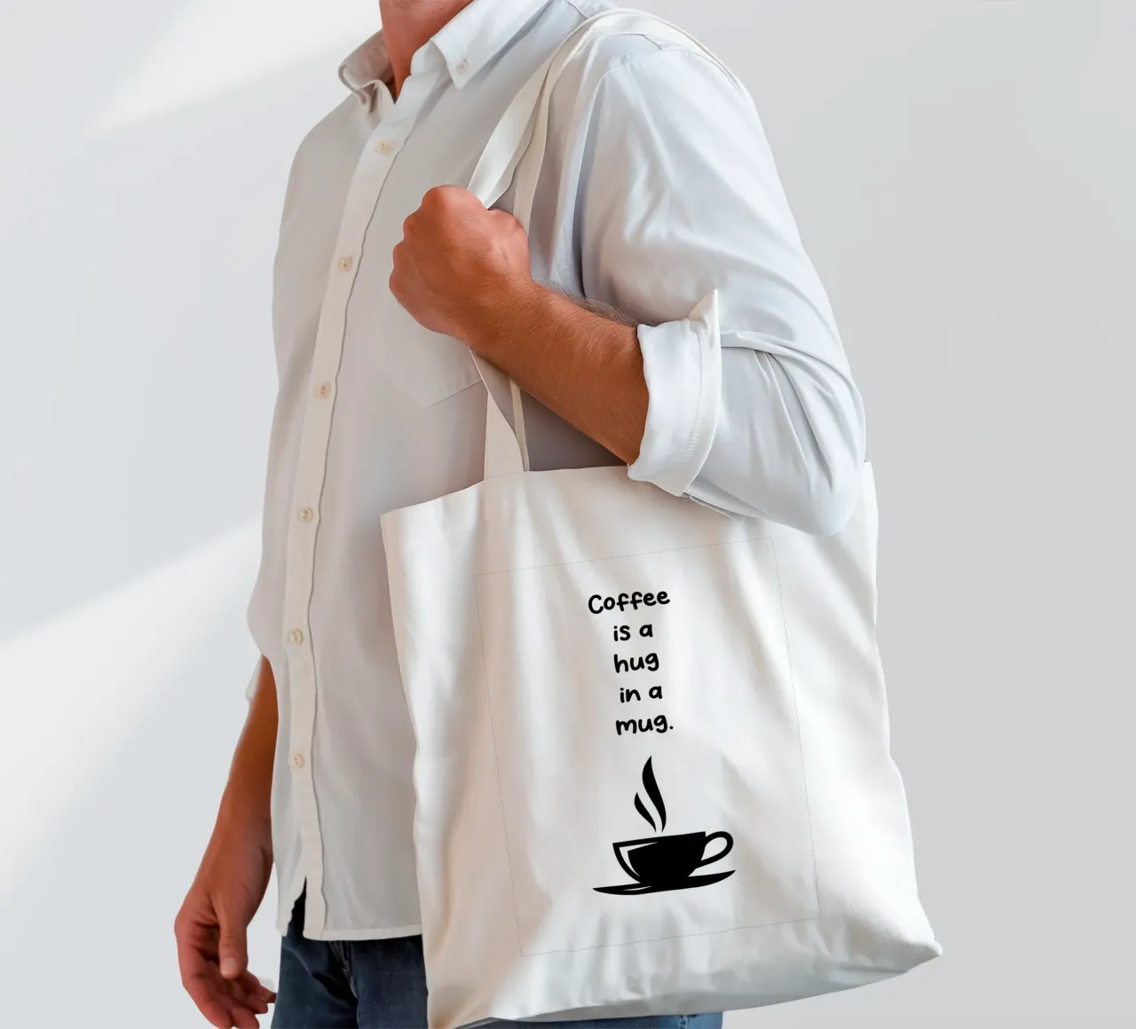 citazioni sul caffè borsa in juta da Bartosz Powalka