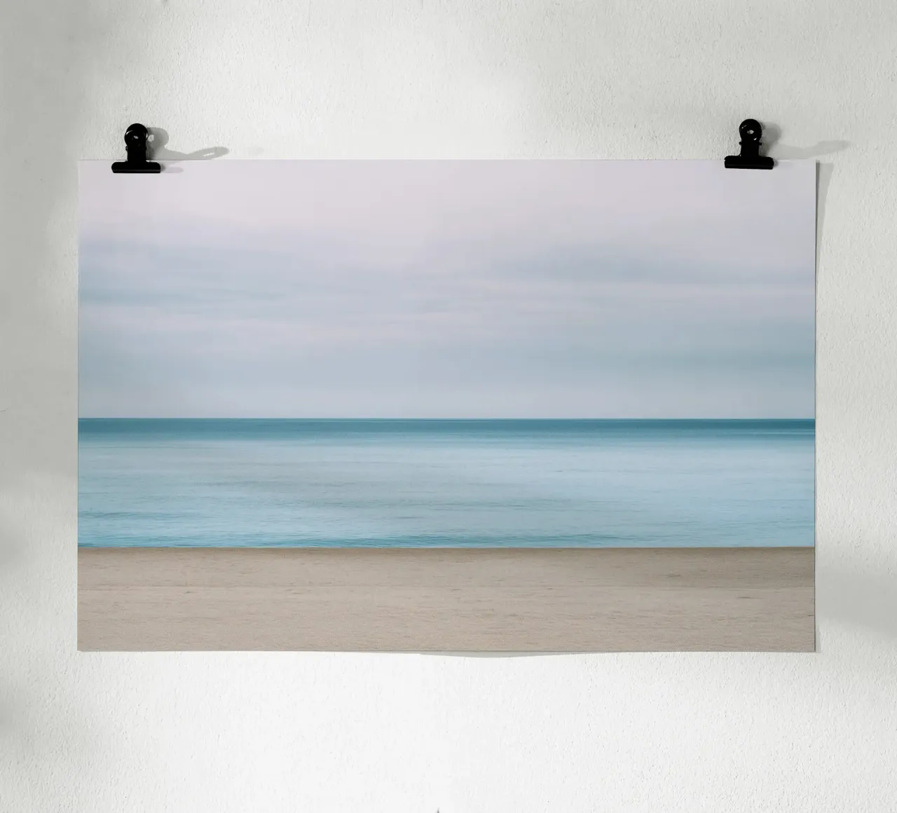 Ocean Beach Horizon e Sky carta hahnemühle da Indigo Tides Art