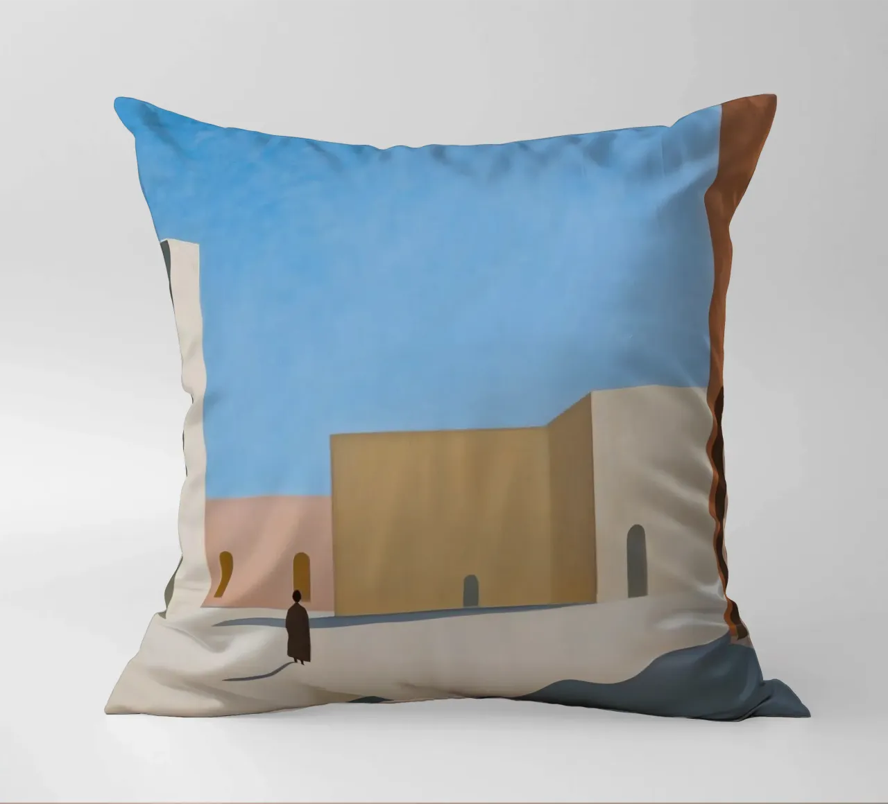 Empty Village decorative cushion by Art Center