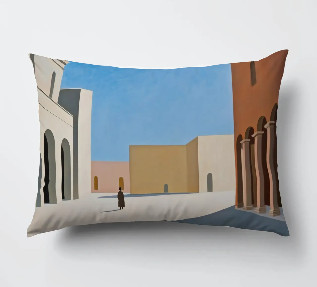 Empty Village decorative cushion by Art Center