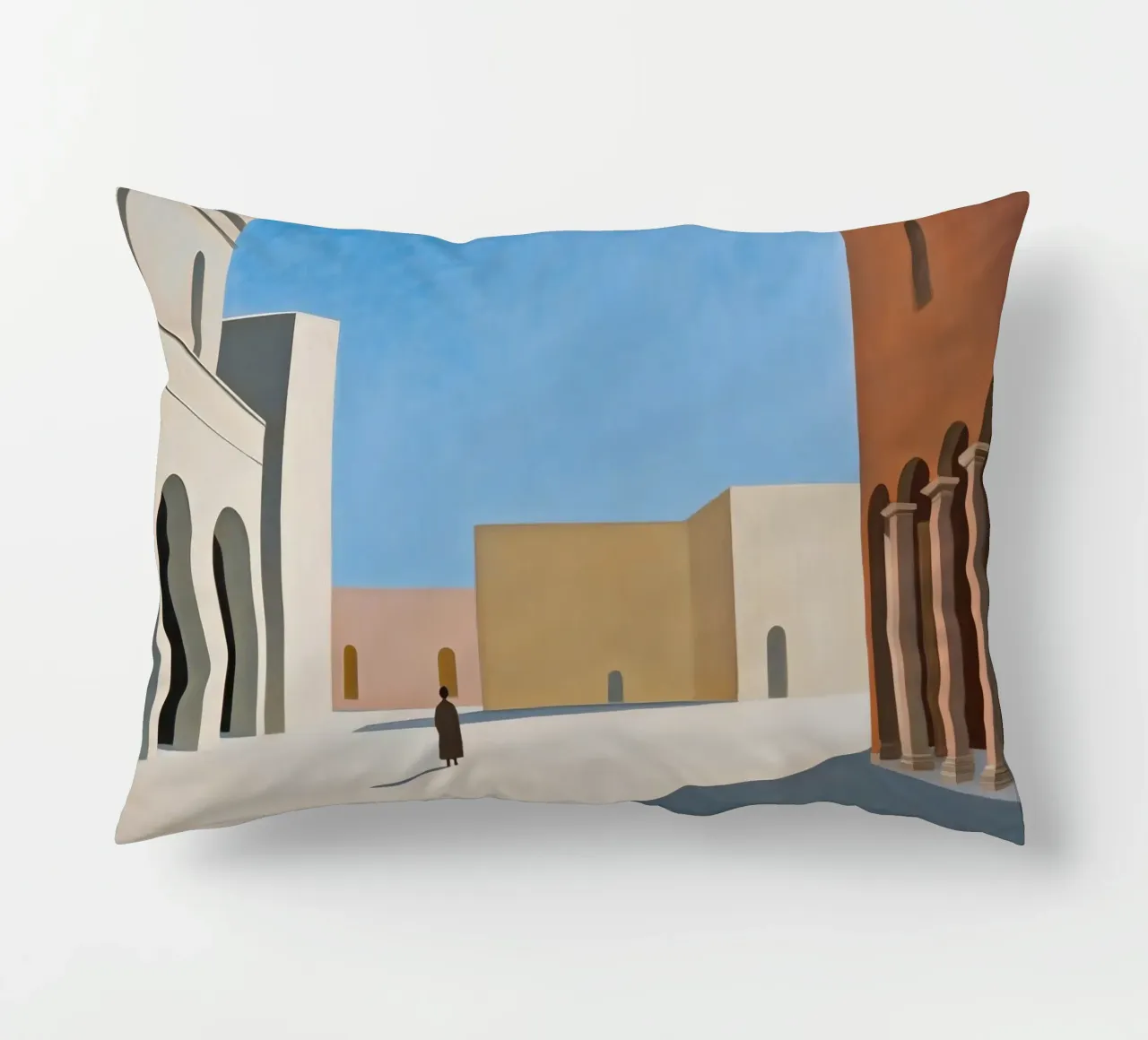 Empty Village decorative cushion by Art Center