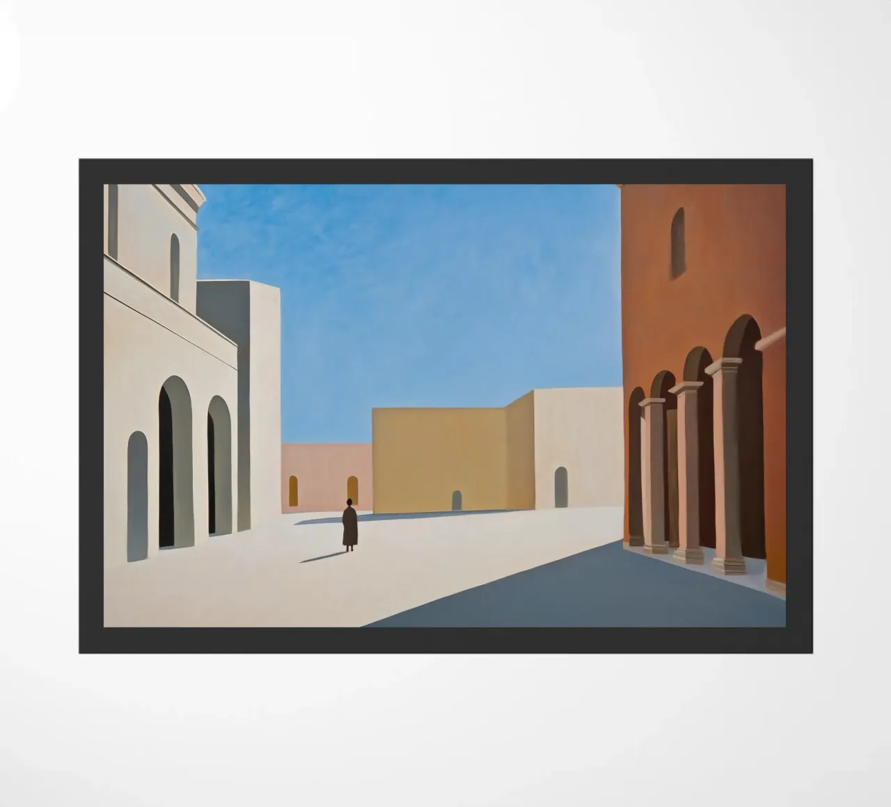 Aldea vacía felpudo de Art Center