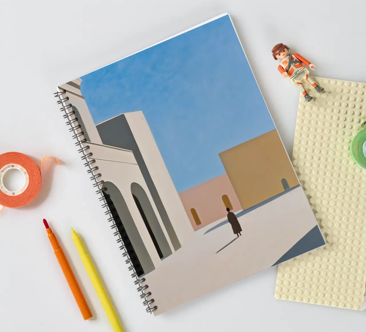 Leeres Dorf Ringbuch von Art Center