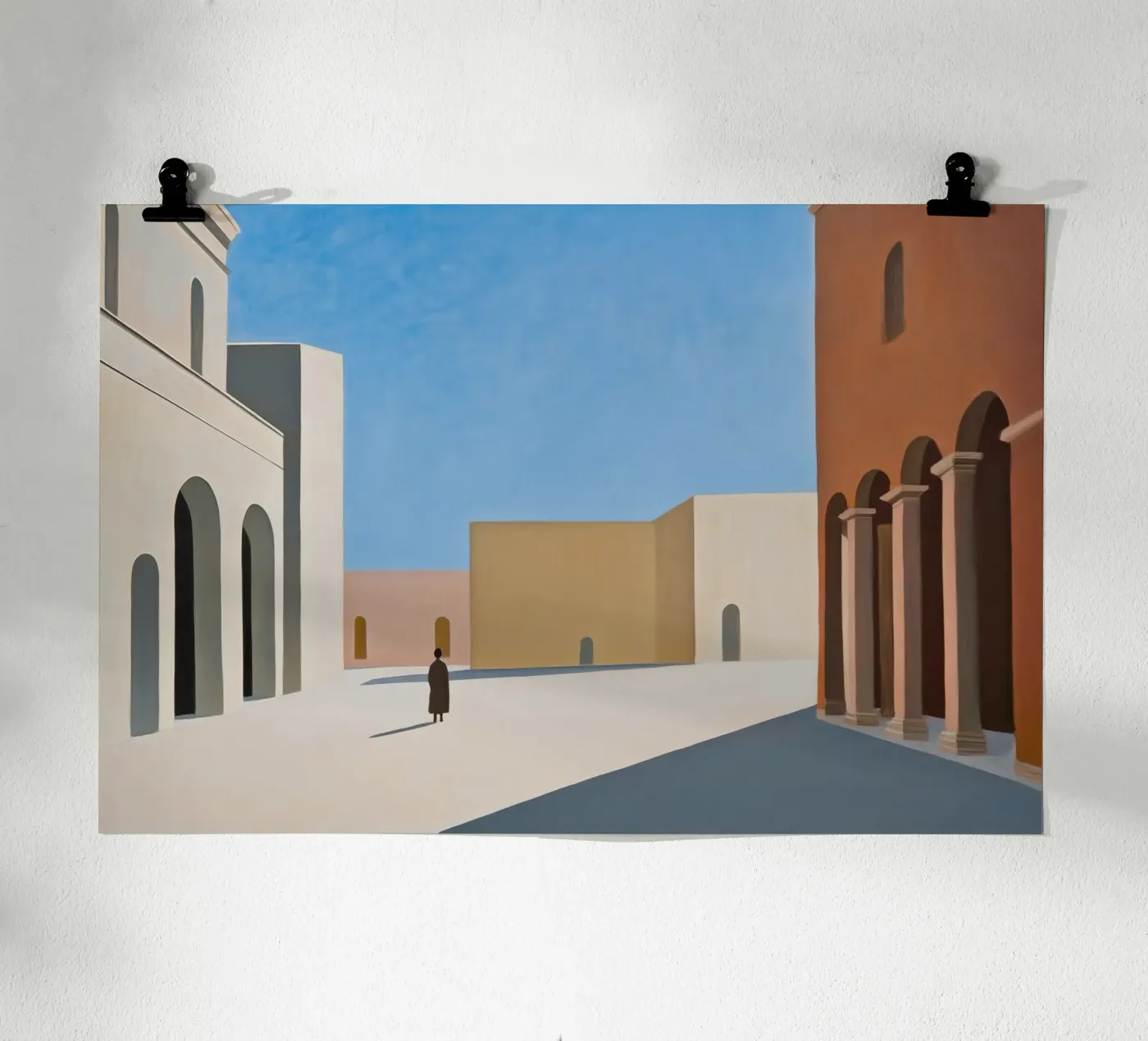 Leeg dorp poster van Art Center