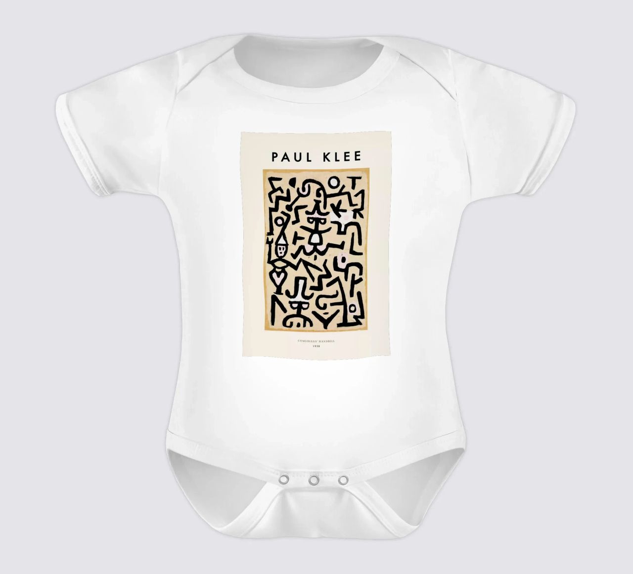 Klee - Comedians' Handbill Kurzarm Babybody von ARTOTHEK