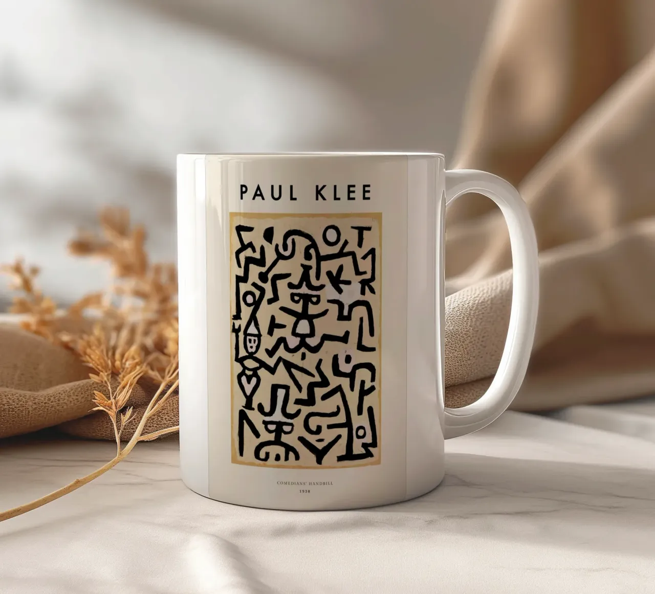 Klee - Comedians' Handbill tazza in ceramica da ARTOTHEK