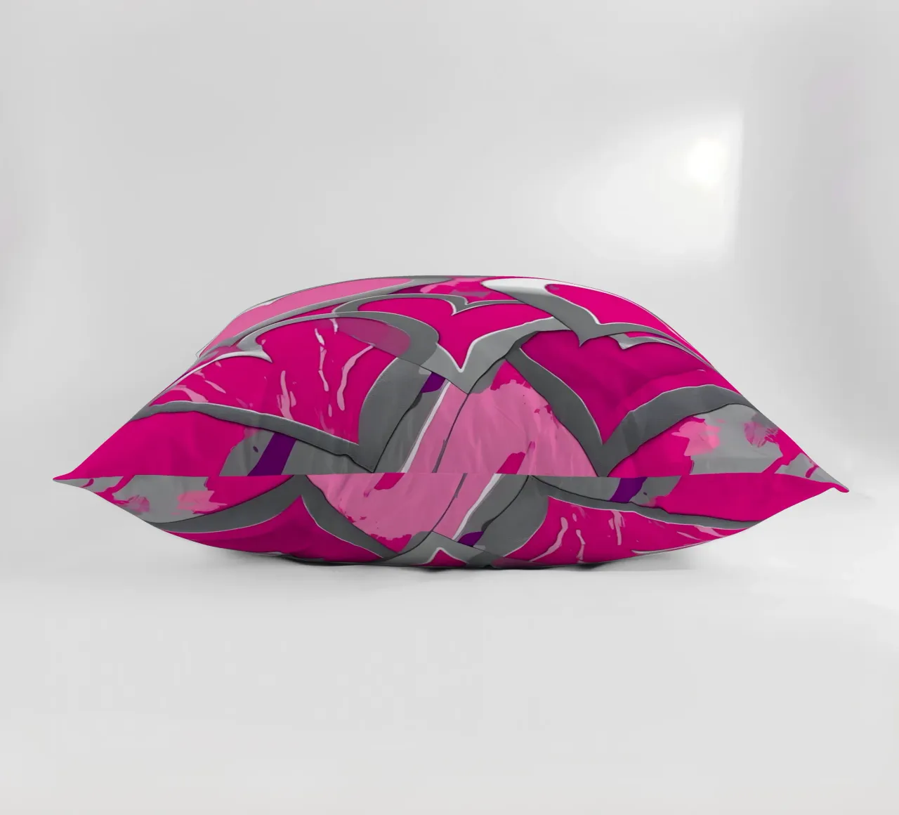 cuori_rosa_argento_1 cuscino da Pink- und LoveArt by LK