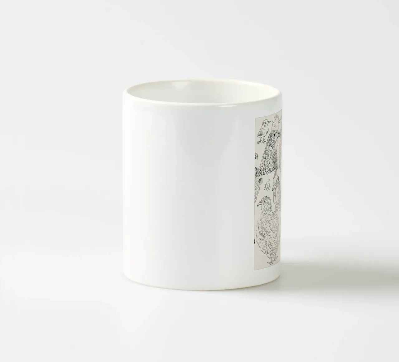 Chicken tribe tazza in ceramica da Studio Wida