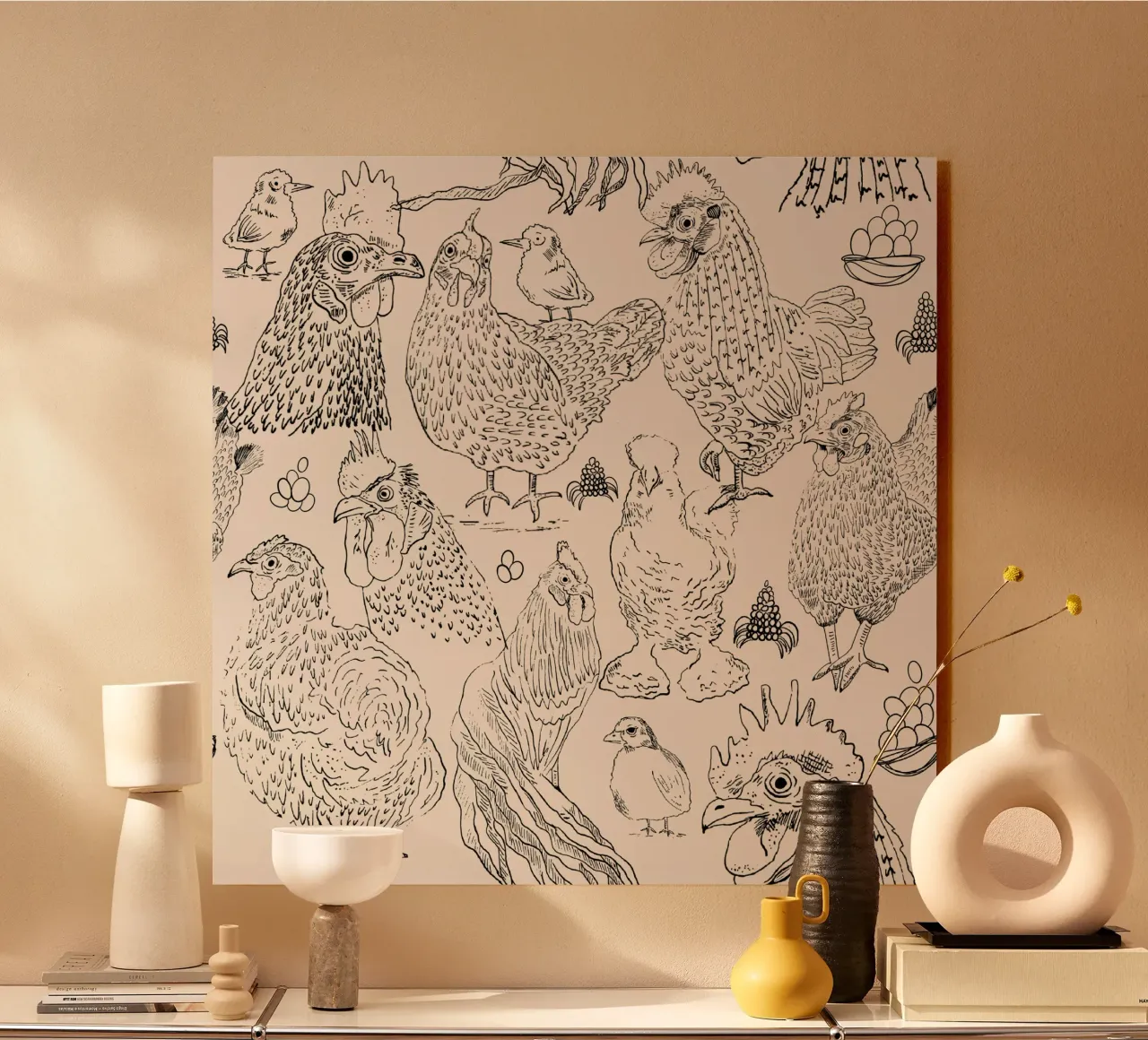 Chicken tribe plexiglass da Studio Wida