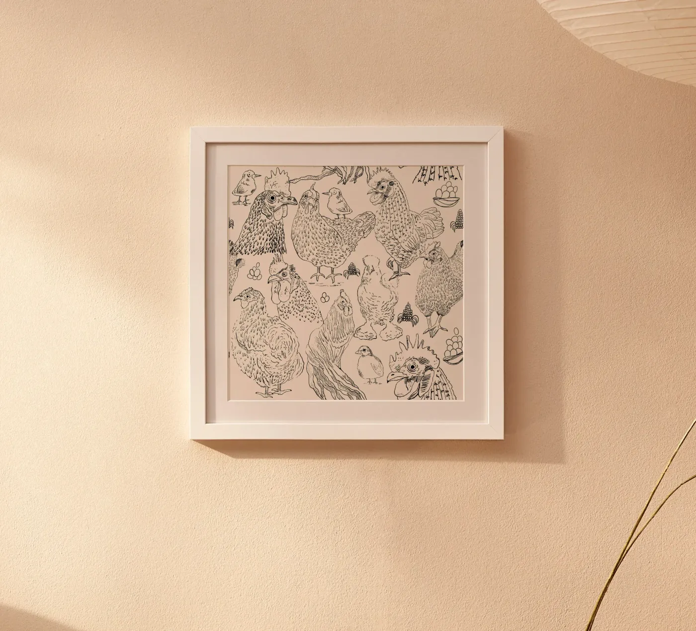 Chicken tribe poster da Studio Wida