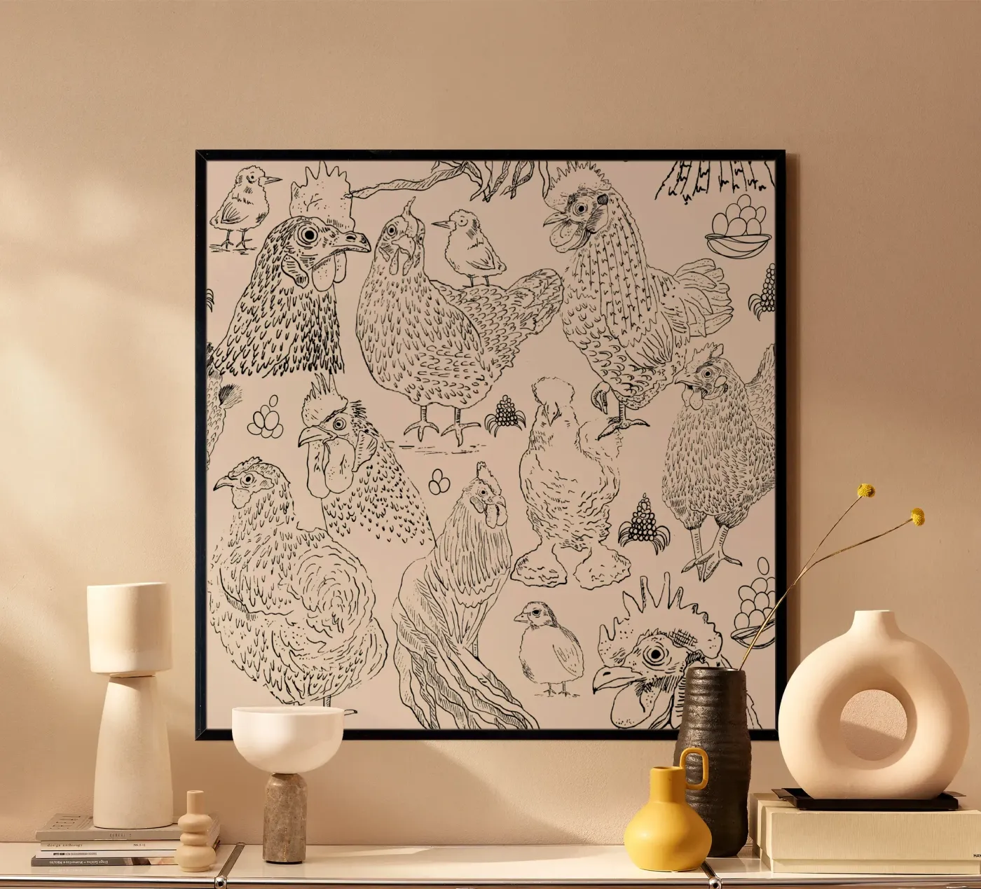 Chicken tribe poster da Studio Wida