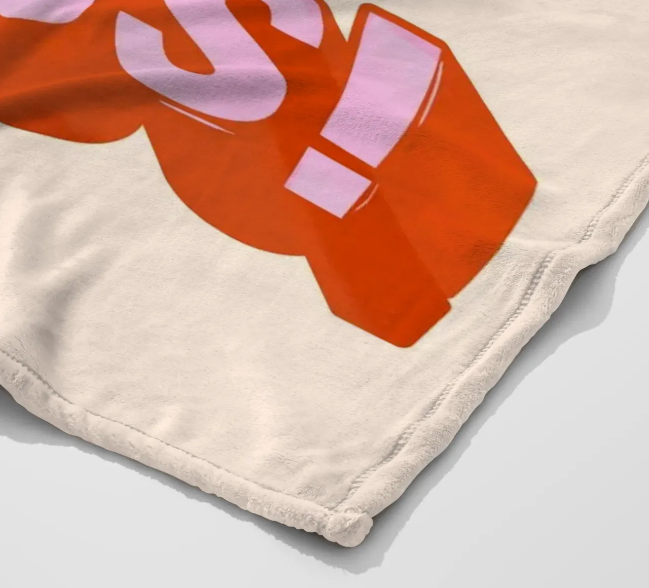 Bless the Mess – Bold Retro Typography Poster coperta in pile da showmemars