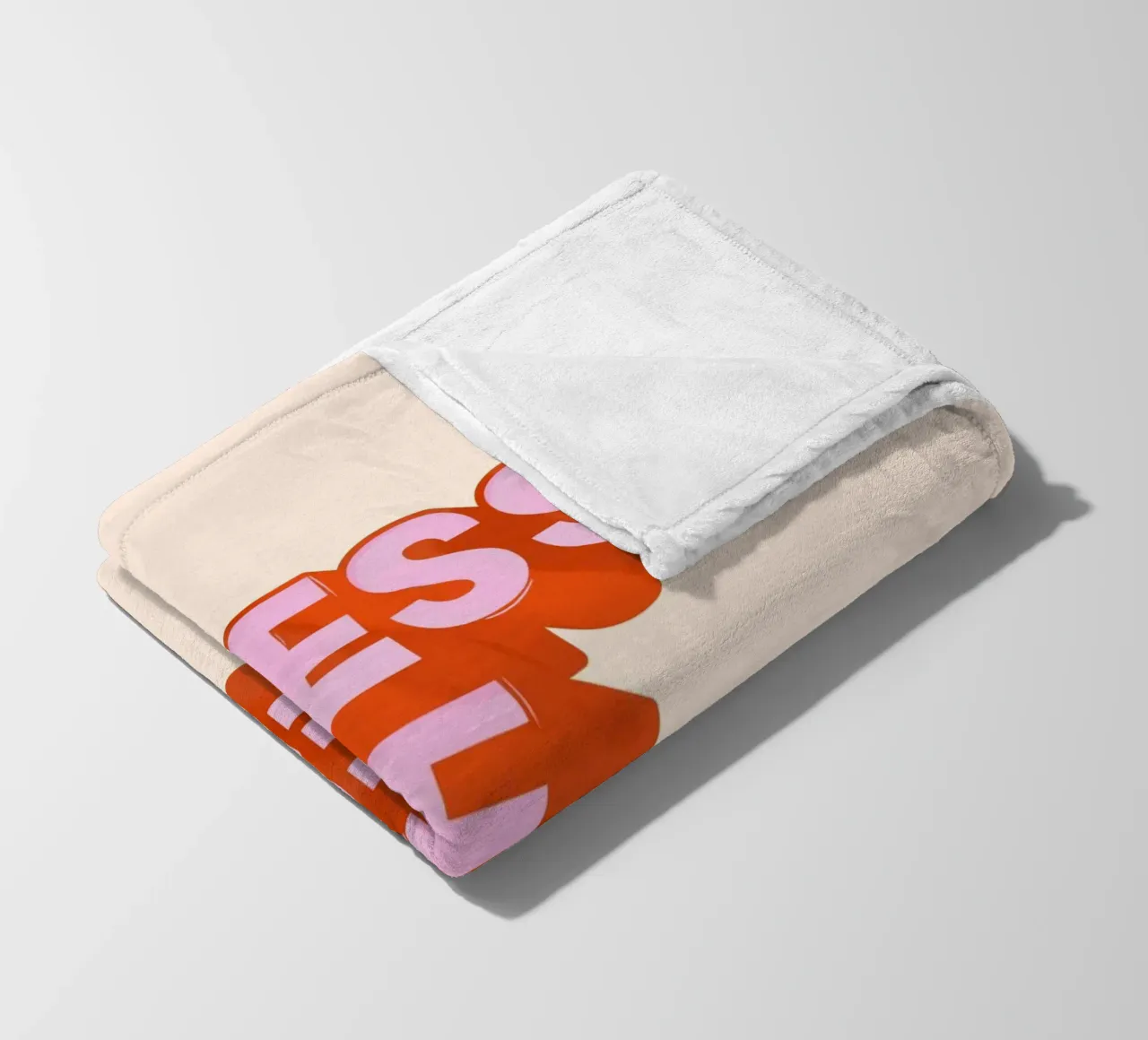 Bless the Mess – Bold Retro Typography Poster coperta in pile da showmemars