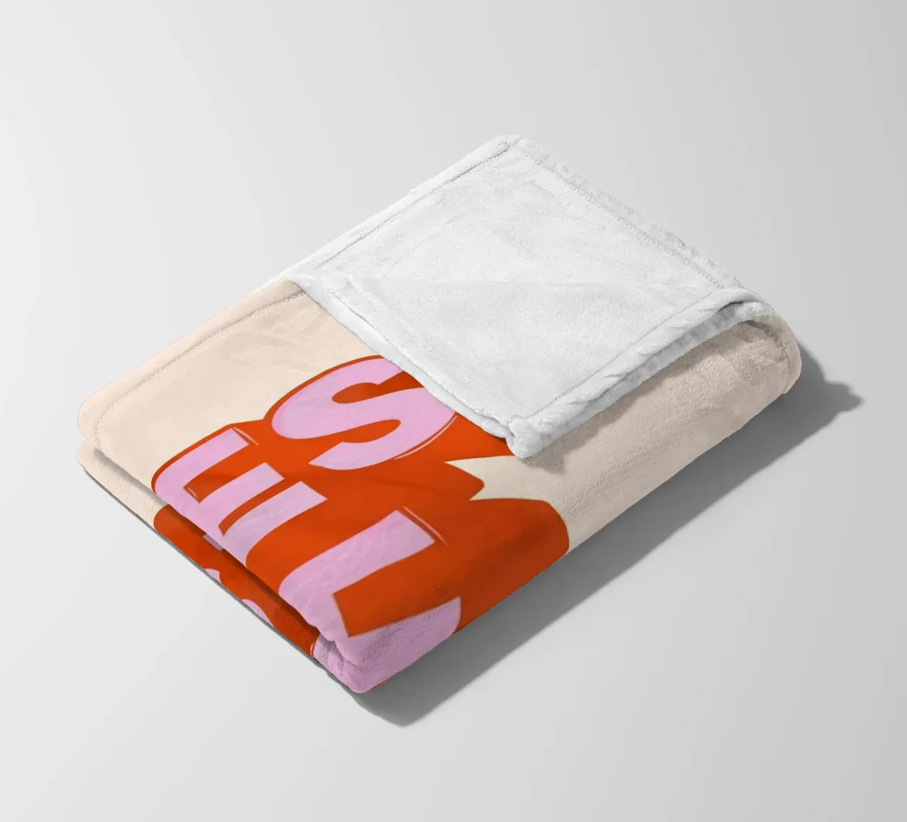 Bless the Mess – Bold Retro Typography Poster coperta in pile da showmemars