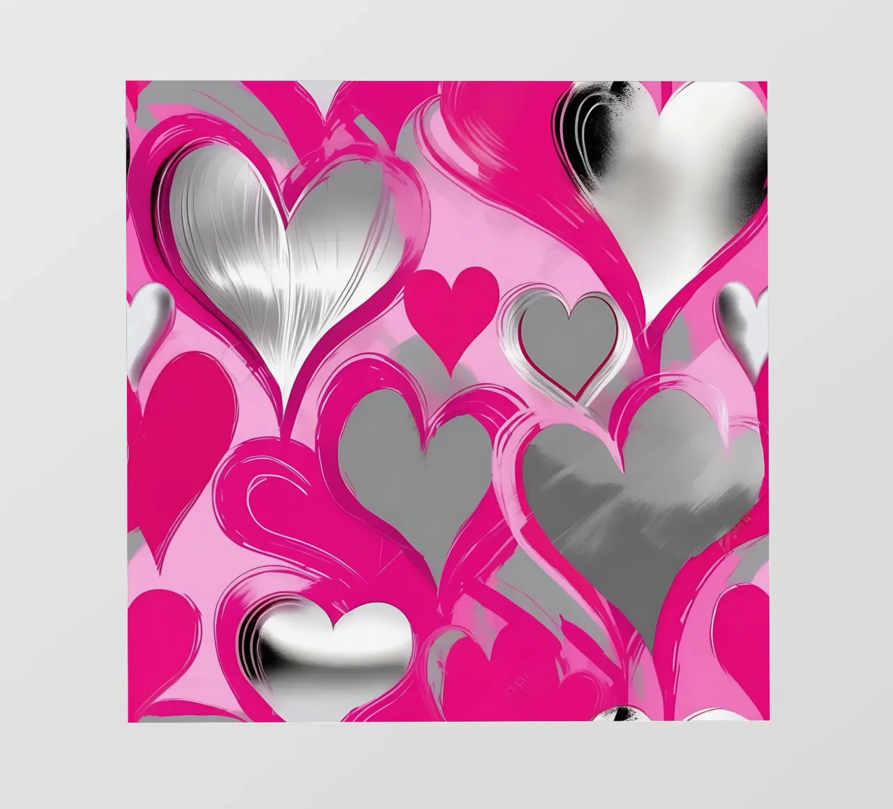 cuori_rosa_argento_2 pellicola backlit da Pink- und LoveArt by LK