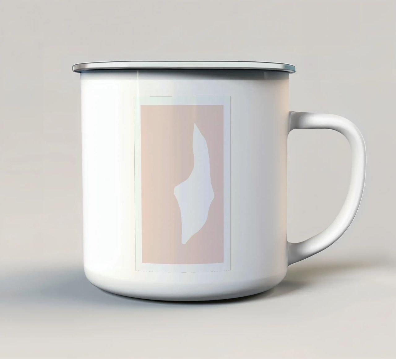 Empty Words tazza in smalto da Tanja Schaub