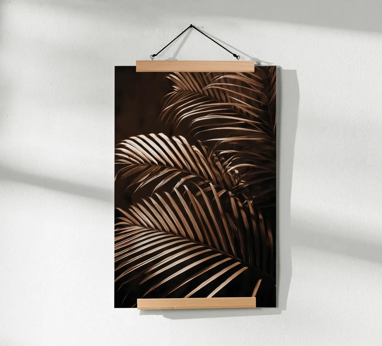 Foglie di palma in bronzo carta hahnemühle da Indigo Tides Art