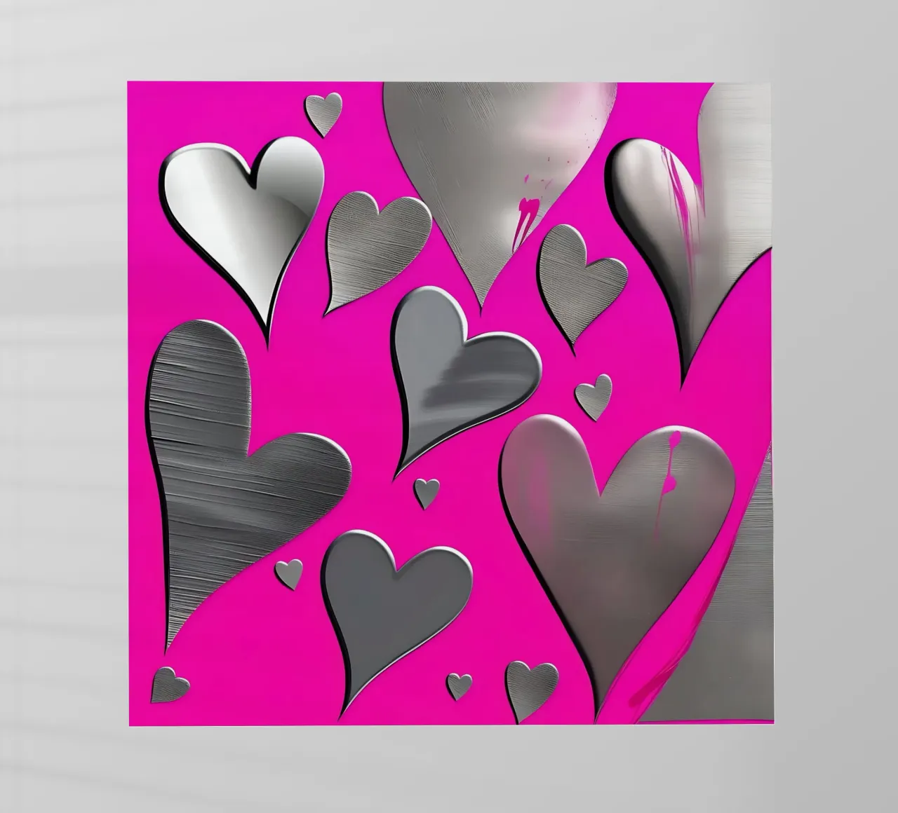 cuori_rosa_argento_3 pellicola backlit da Pink- und LoveArt by LK