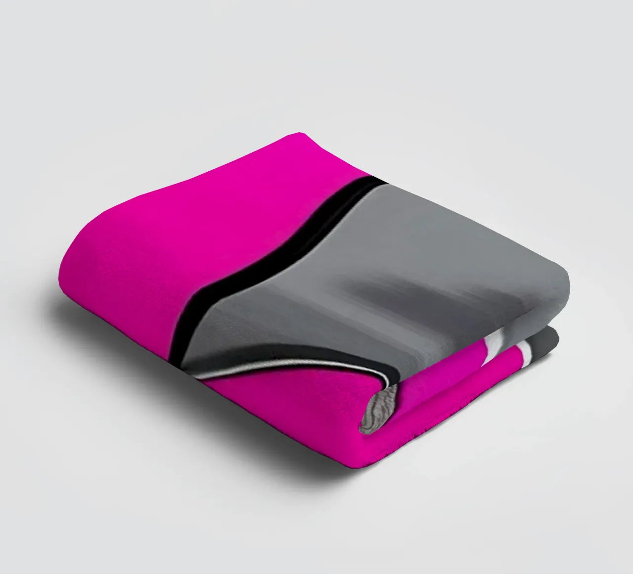 cuori_rosa_argento_3 asciugamano da bagno da Pink- und LoveArt by LK