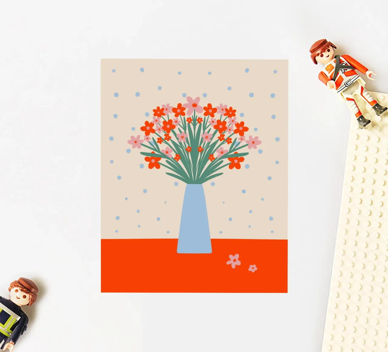 Niedliche Blumenvase Sticker von Wackapacka
