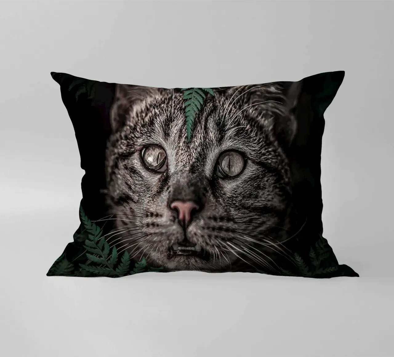 Meow Cat in Felci cuscino da arizrab