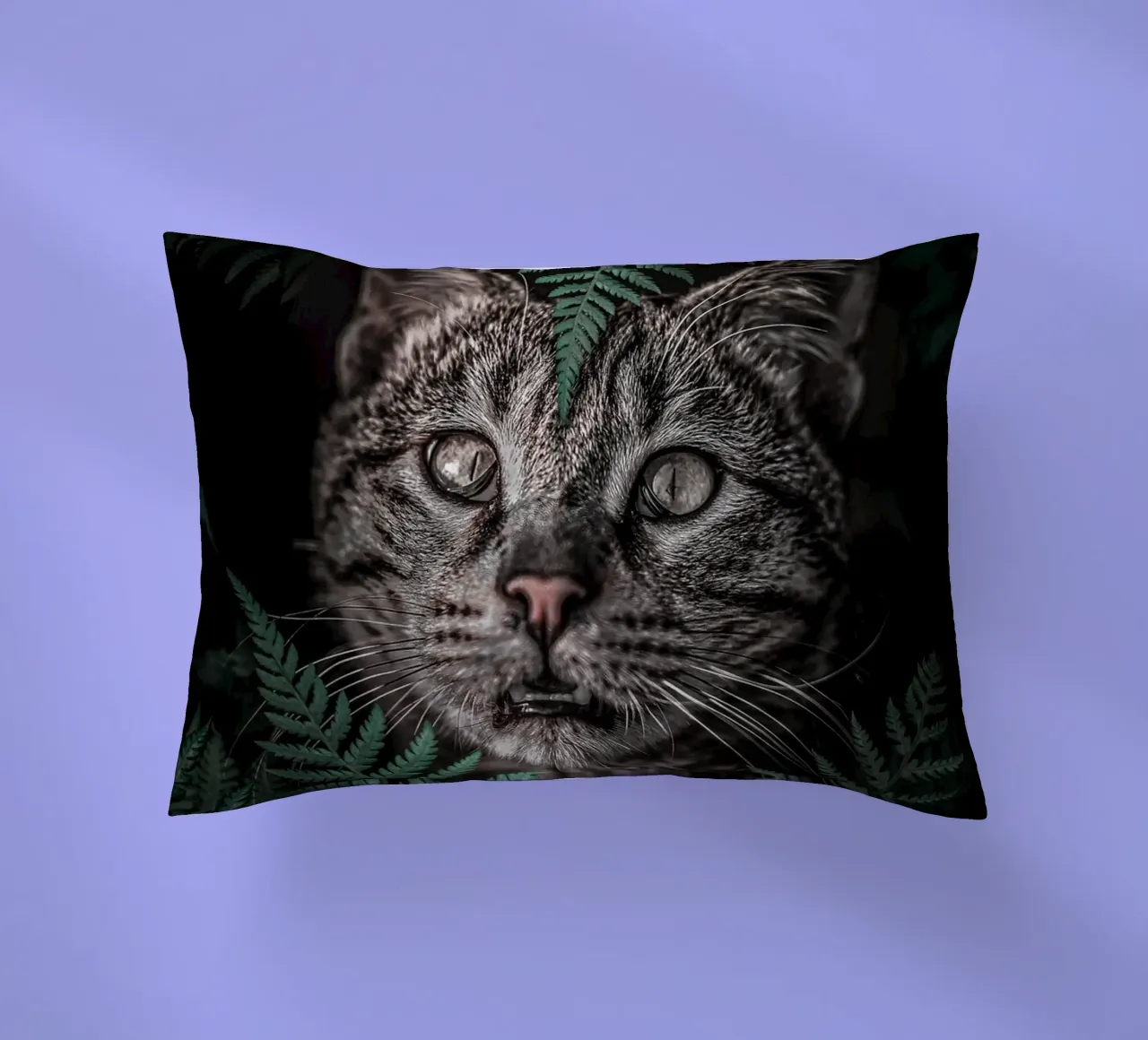 Meow Cat in Felci cuscino da arizrab