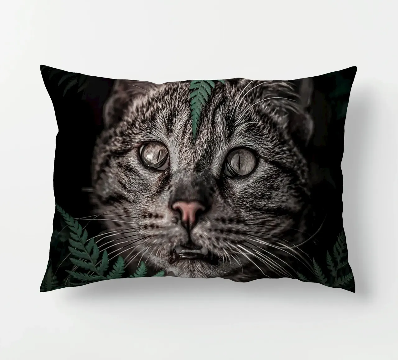 Meow Cat in Felci cuscino da arizrab