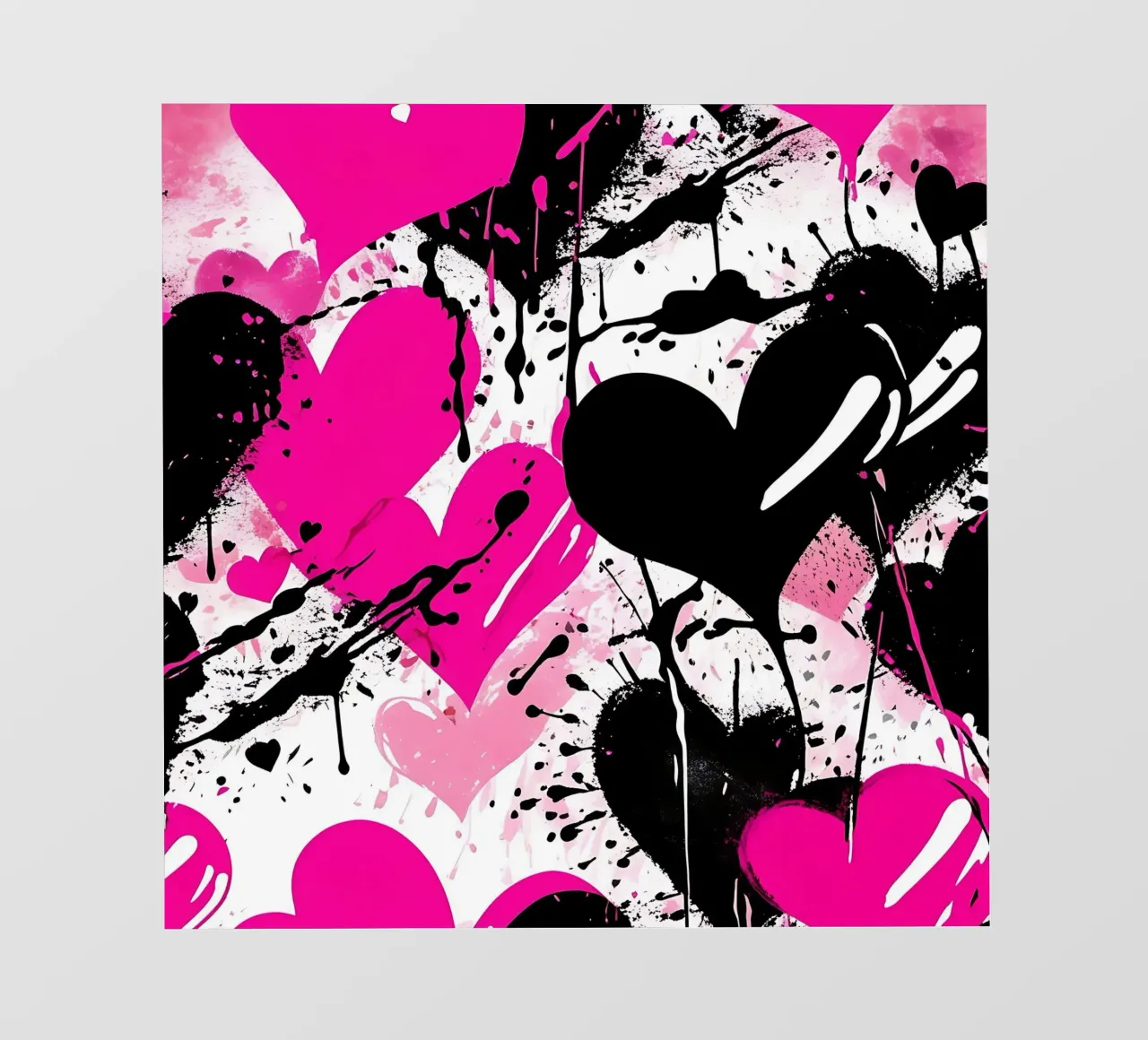 cuori_rosa_nero_1 pellicola backlit da Pink- und LoveArt by LK