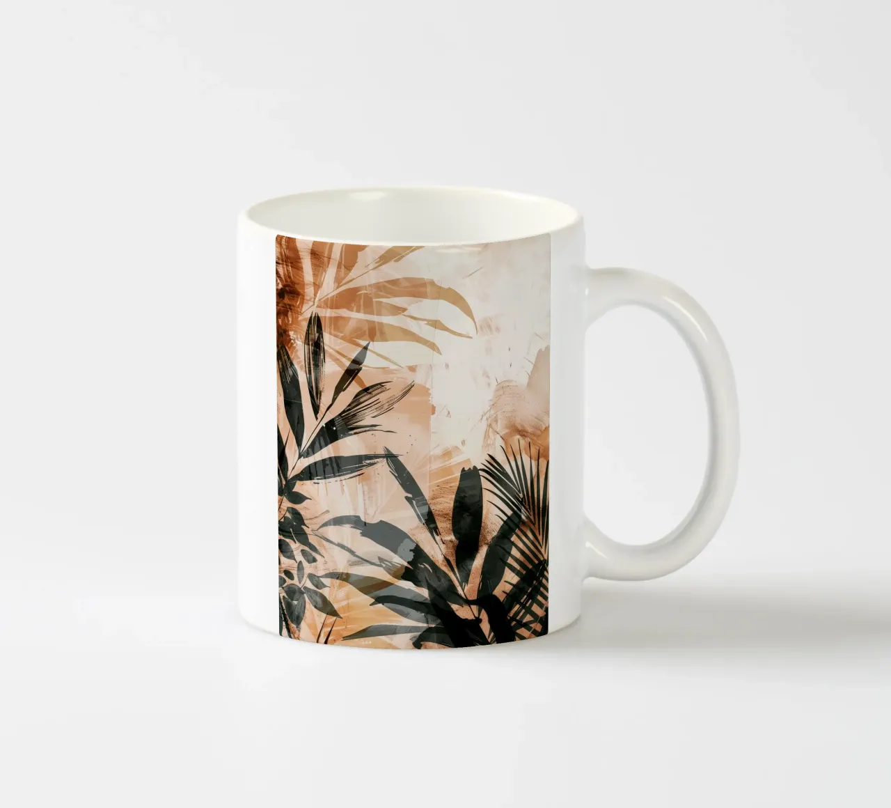Leaves Boho A tazza in ceramica da Mateo