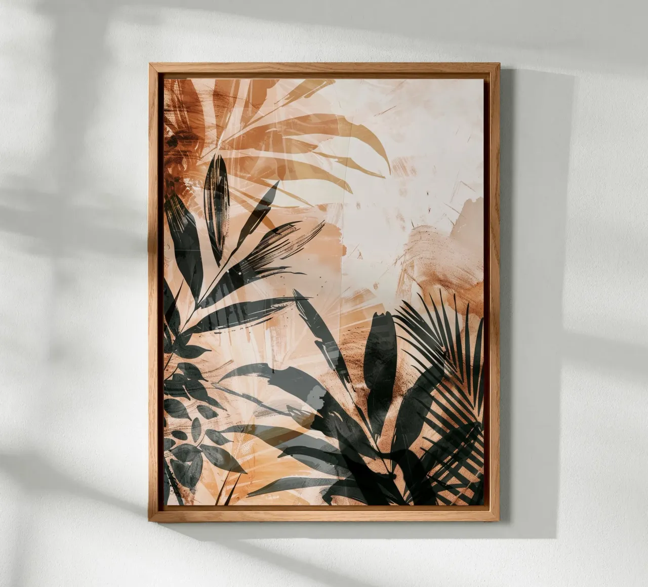 Leaves Boho A alluminio dibond da Mateo