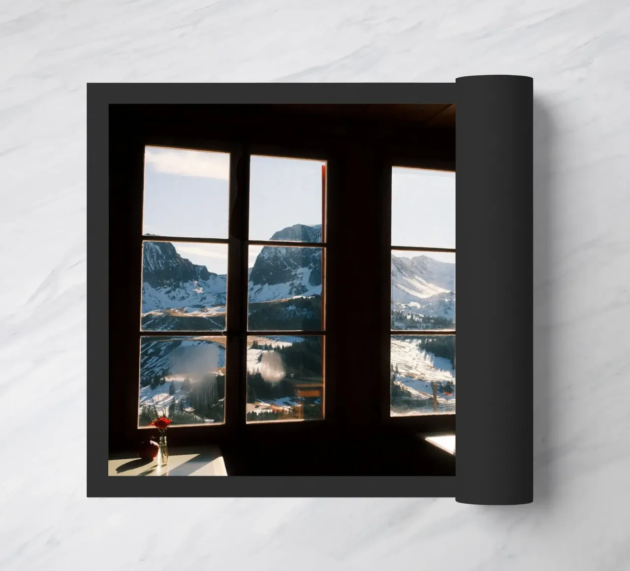 Alpine Silence Through the Window zerbino da FujiSwiss