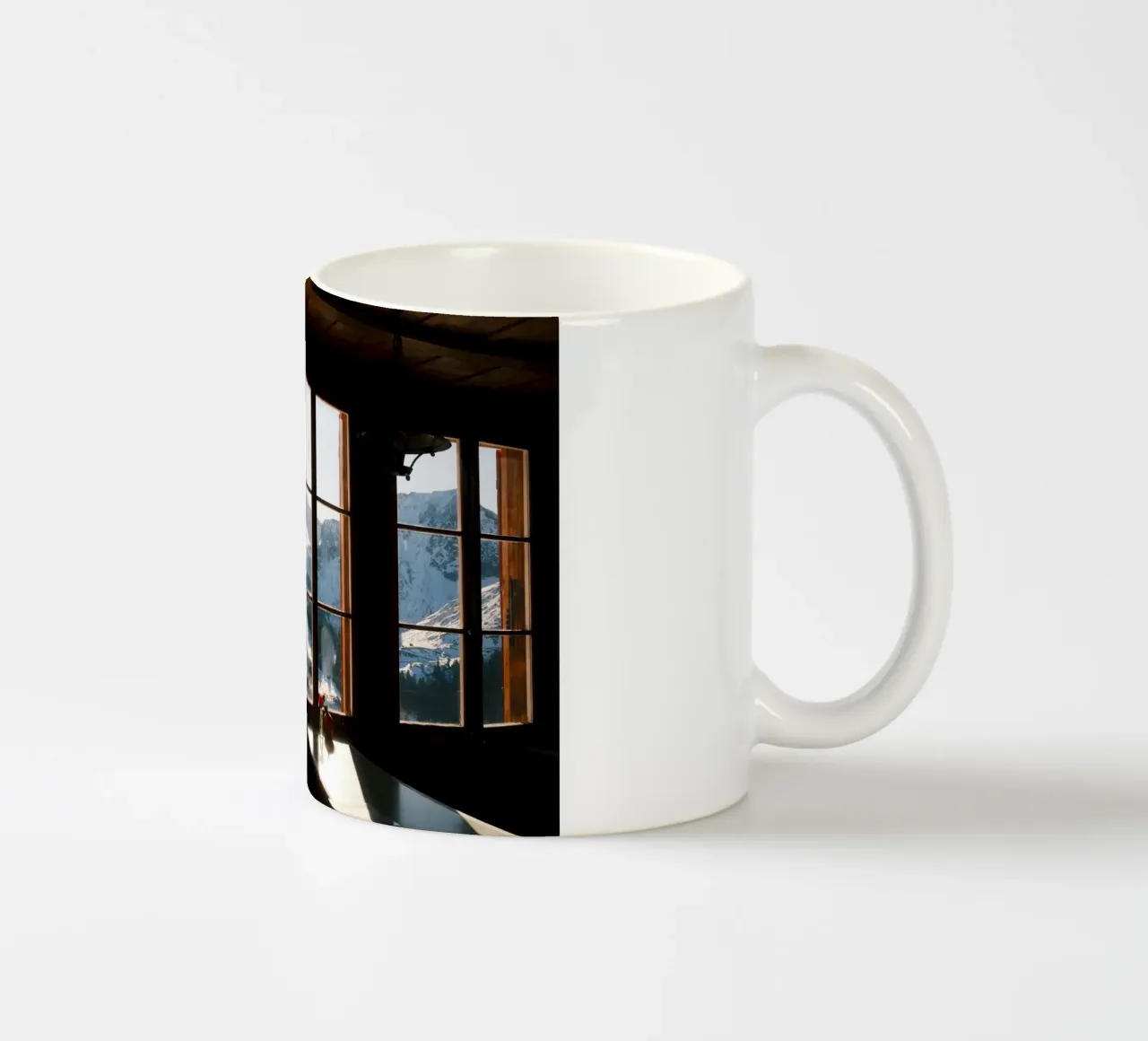 Alpine Silence Through the Window tazza in ceramica da FujiSwiss