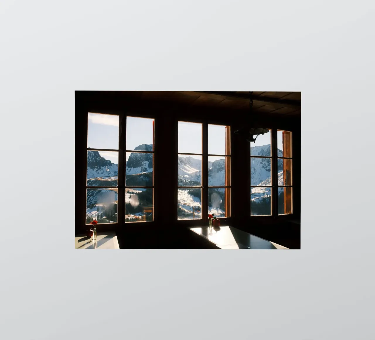 Alpine Silence Through the Window adesivo da FujiSwiss