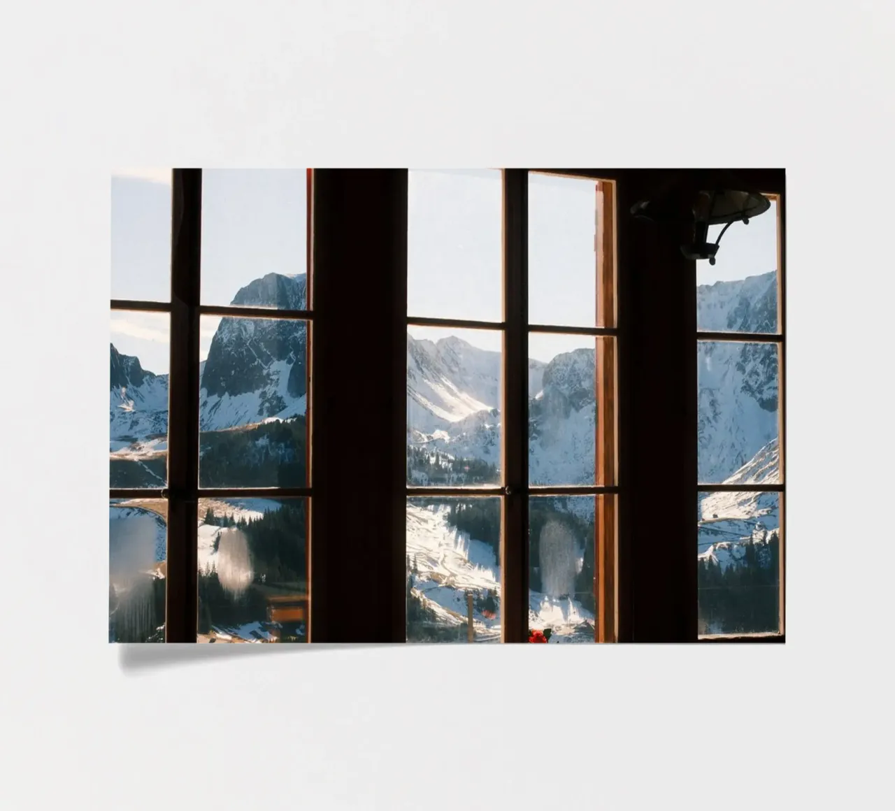 Alpine Silence Through the Window foglio adesivo da FujiSwiss