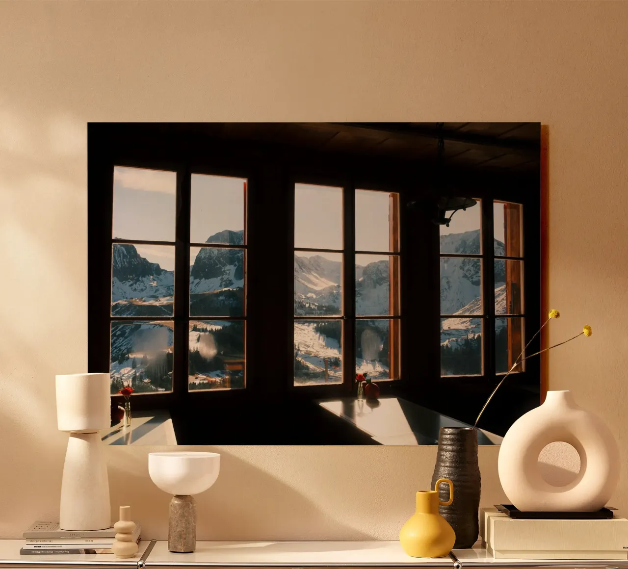 Alpine Silence Through the Window plexiglass da FujiSwiss