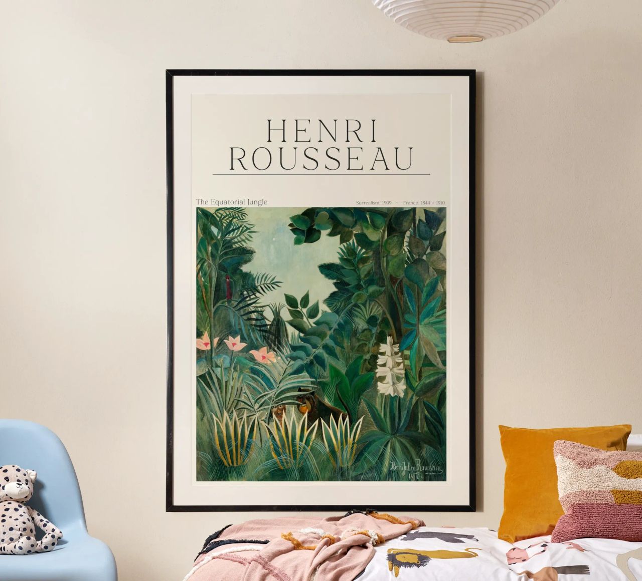 Henri Rousseau - The Equatorial Jungle poster by Old Masters