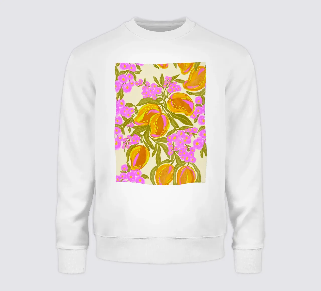 Manghi esotici e fiori felpa da Nikitajariwala