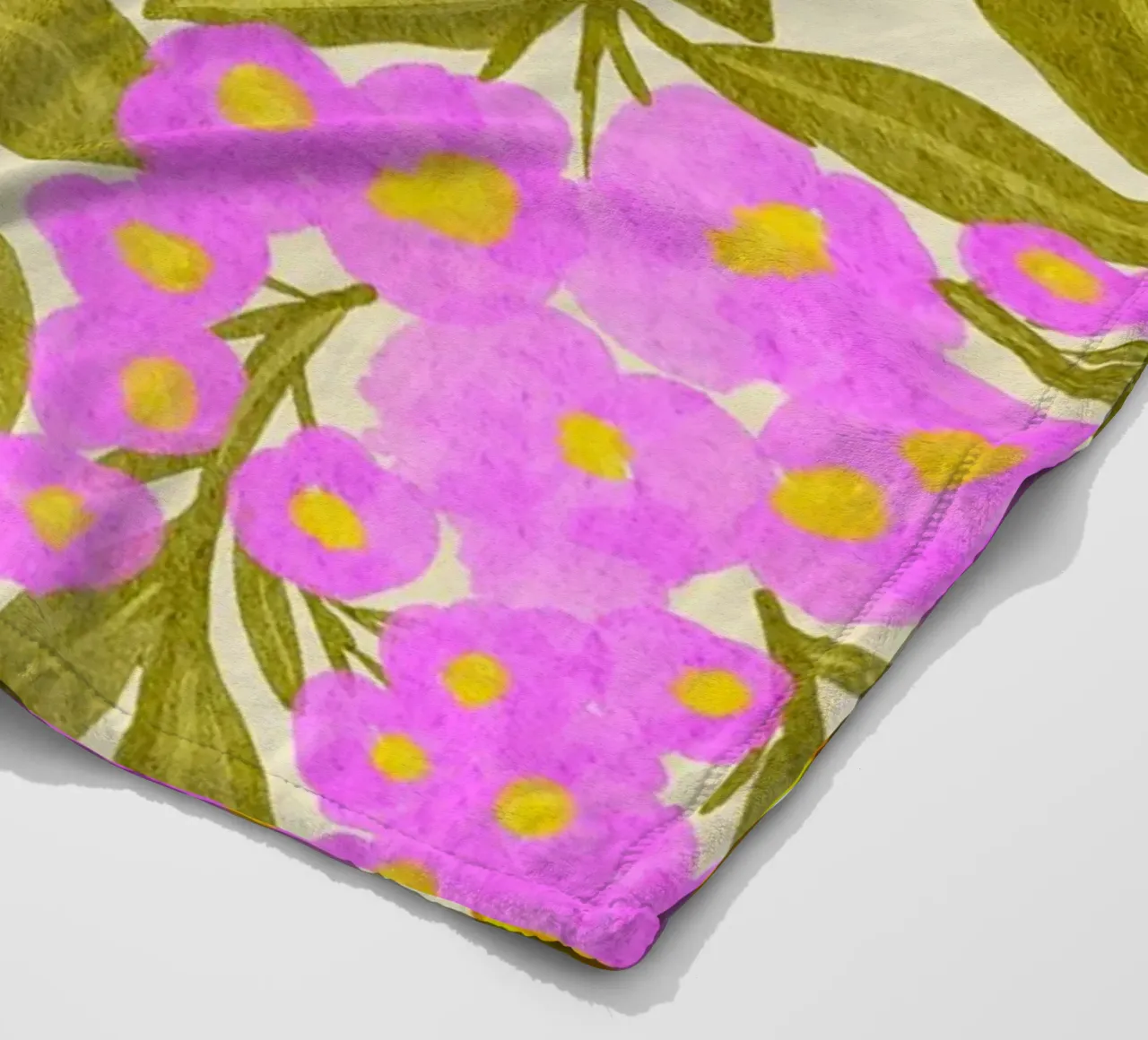 Manghi esotici e fiori coperta in pile da Nikitajariwala
