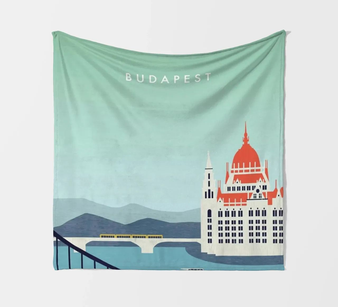 Budapest fleecedeken van Katinka Reinke