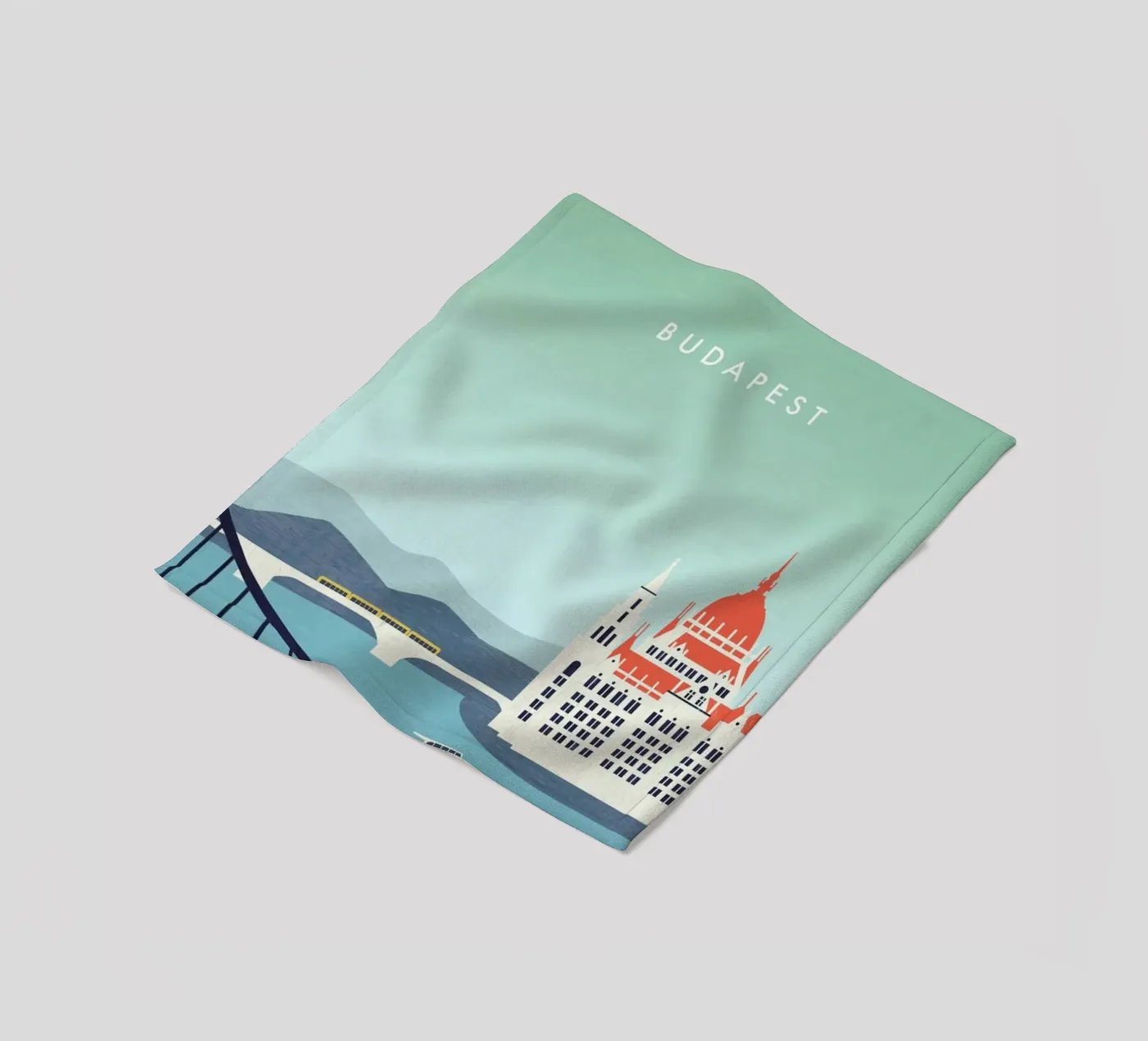 Budapest Fleecedecke von Katinka Reinke