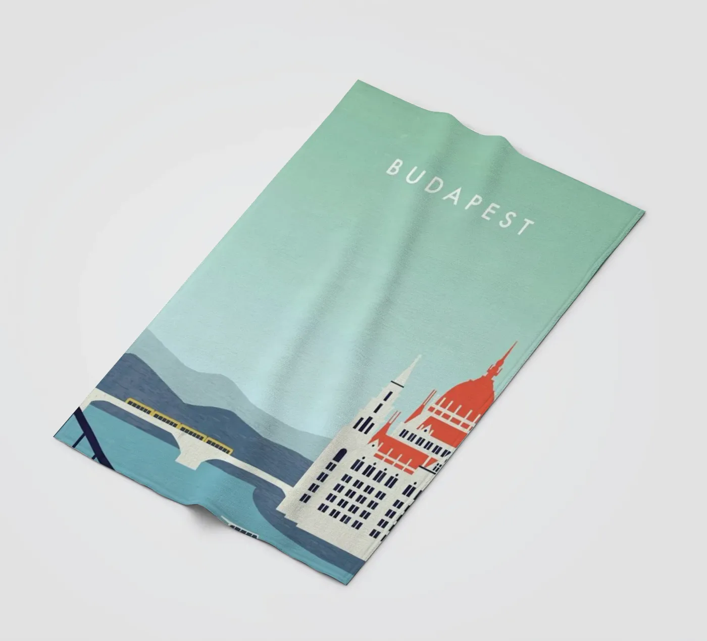 Budapest Fleecedecke von Katinka Reinke