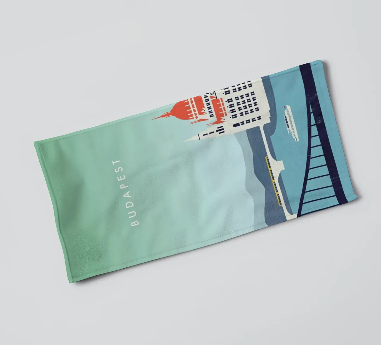 Budapest towel by Katinka Reinke