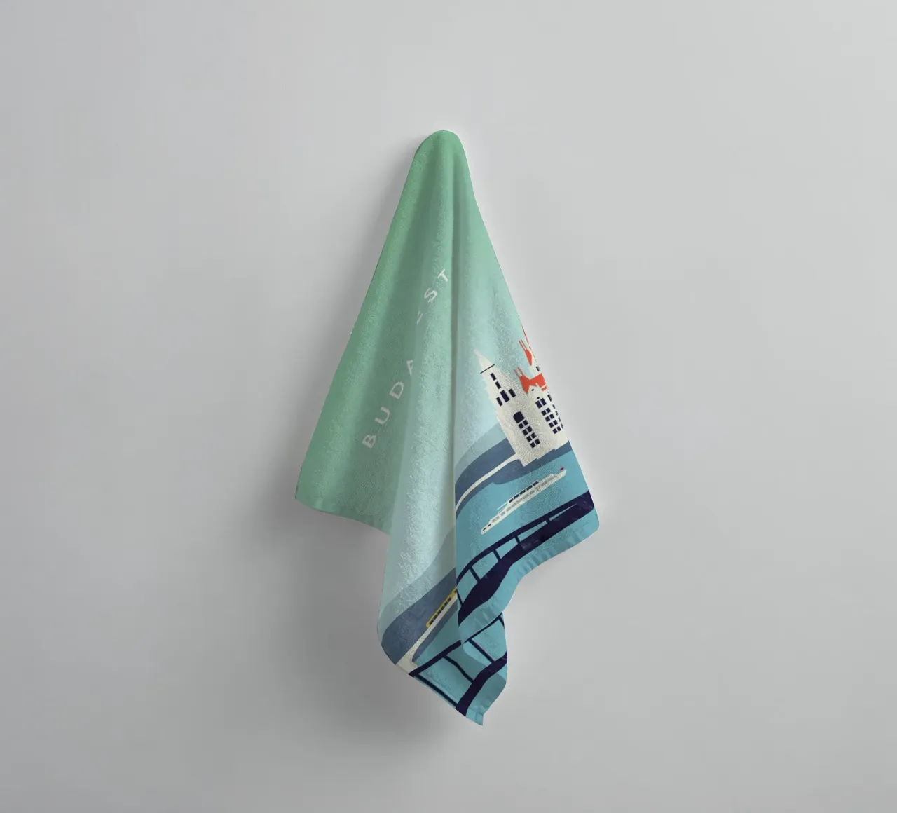 Budapest towel by Katinka Reinke