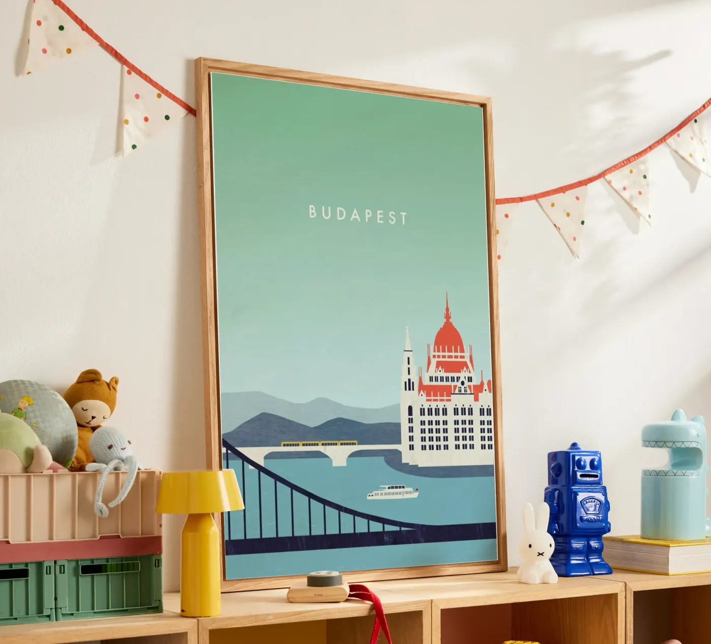 Budapest acryl van Katinka Reinke