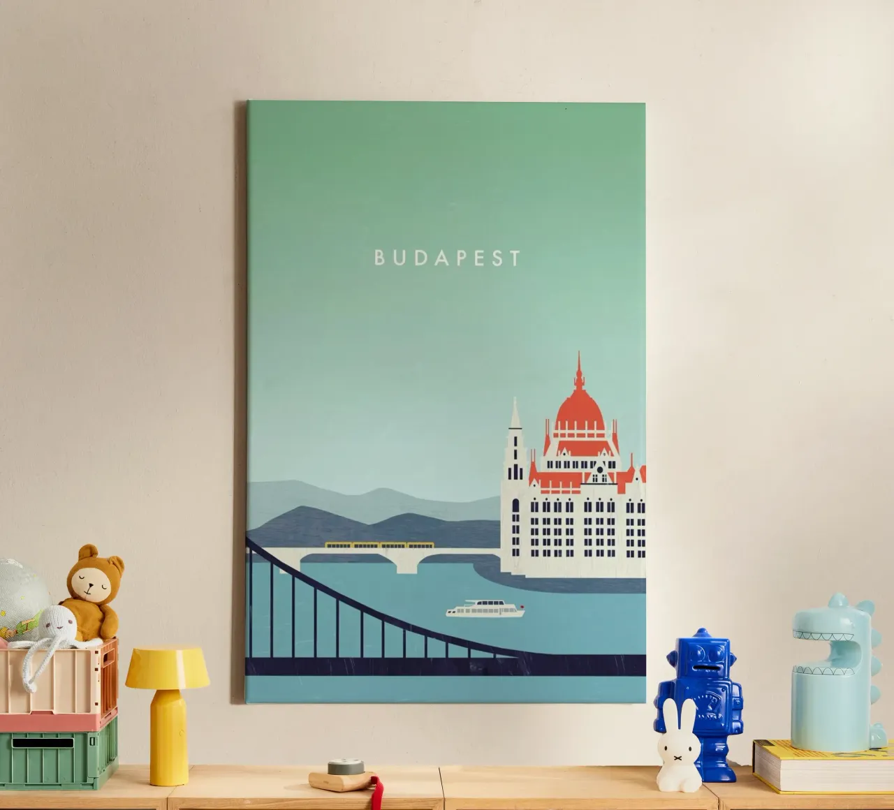 Budapest canvas by Katinka Reinke