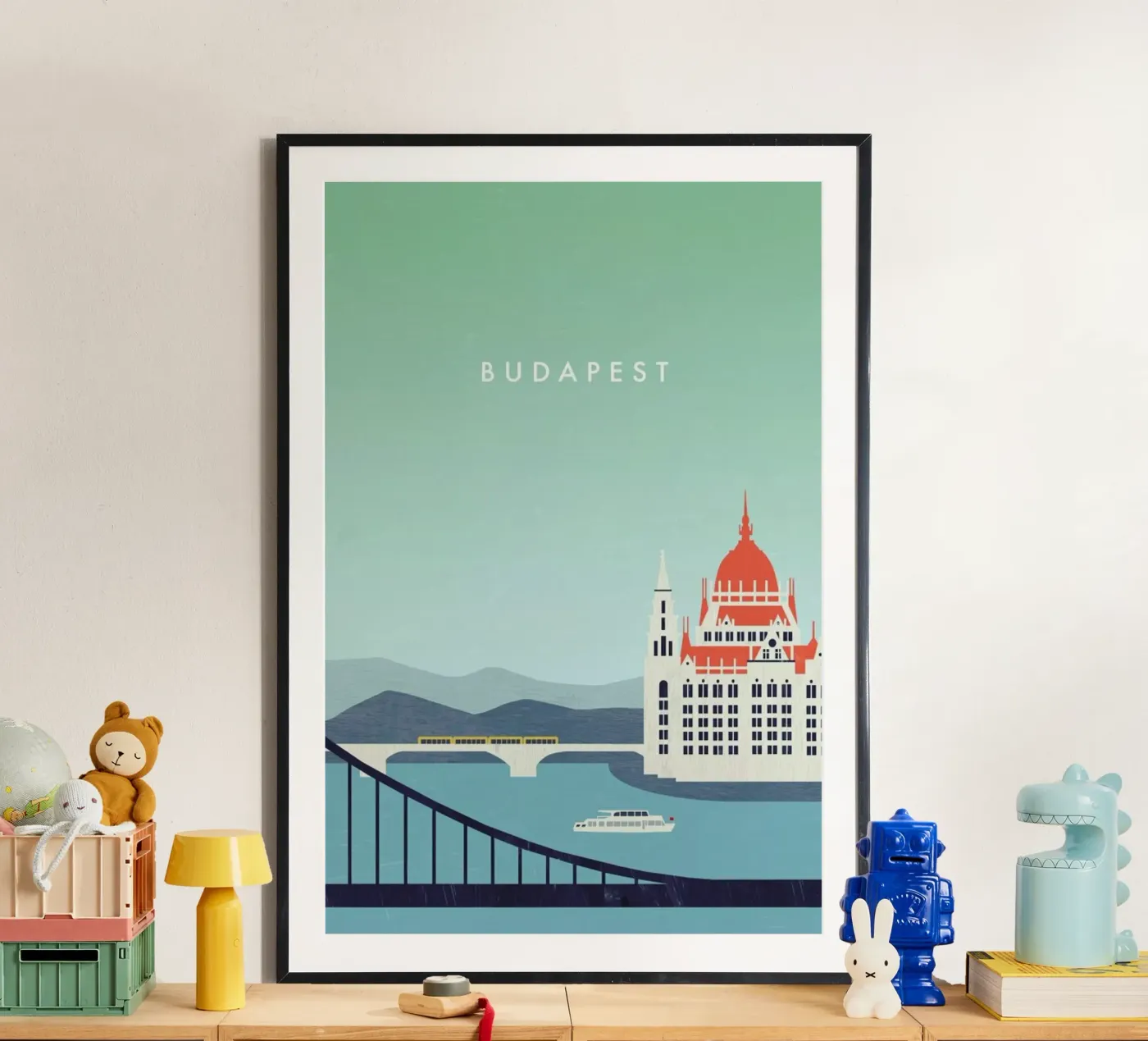Budapest poster van Katinka Reinke